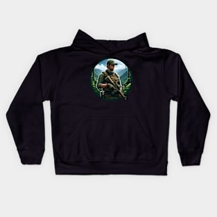 Tactical Man Kids Hoodie